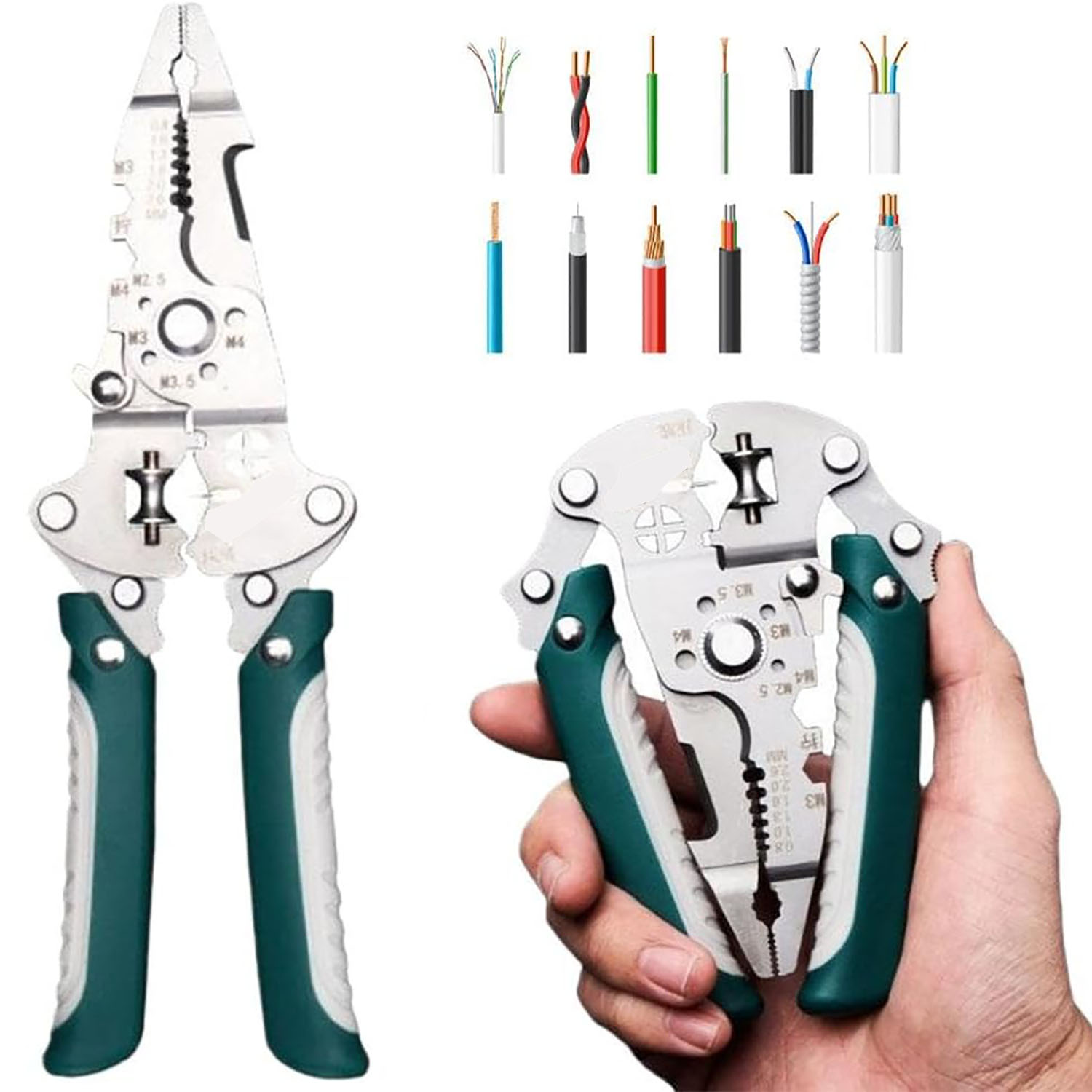 Power Tools America - Alicate Multifuncional Dobrável 18 em 1