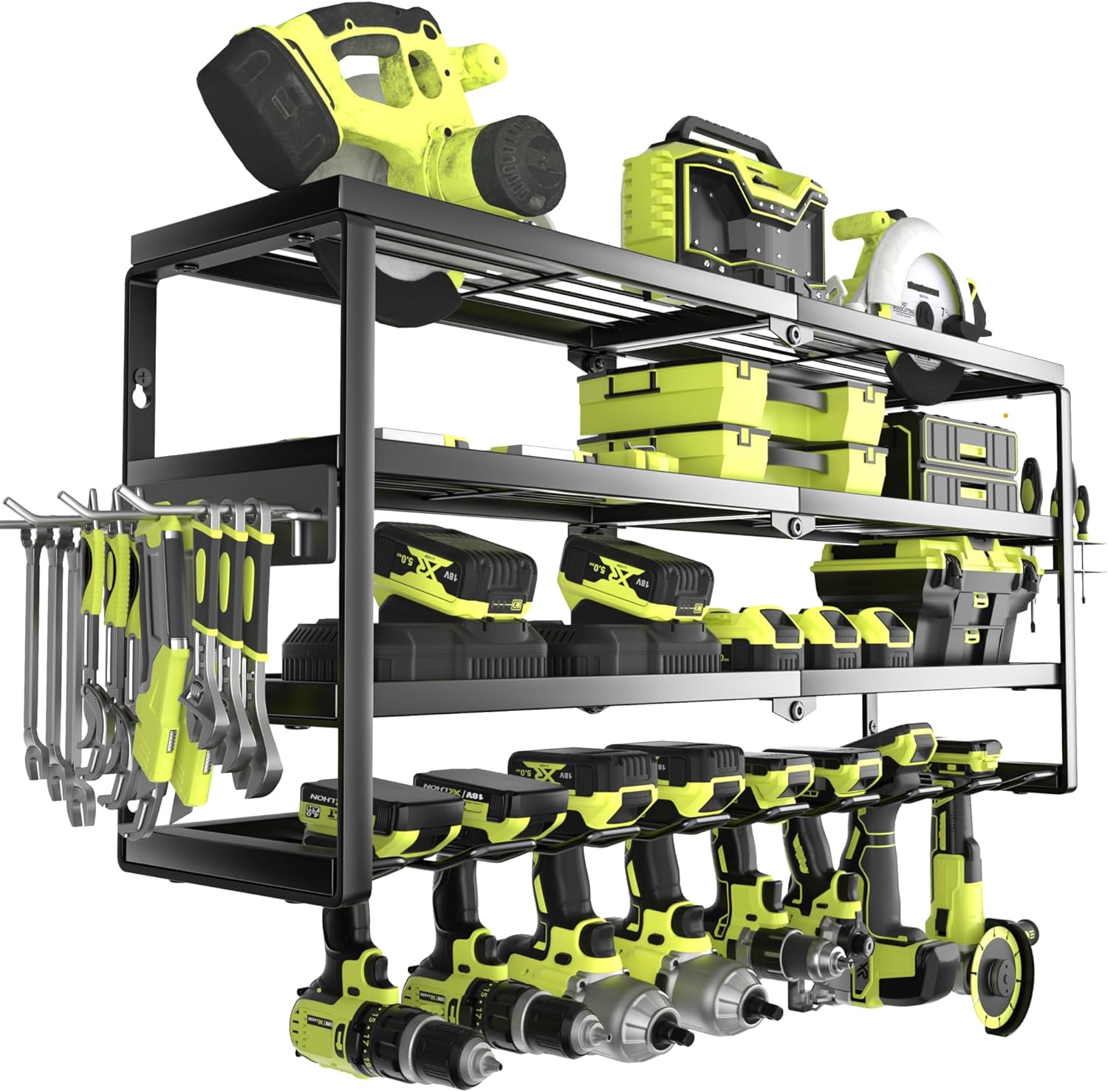 Power Tools Station - Organizador de Ferramentas Elétricas de Parede