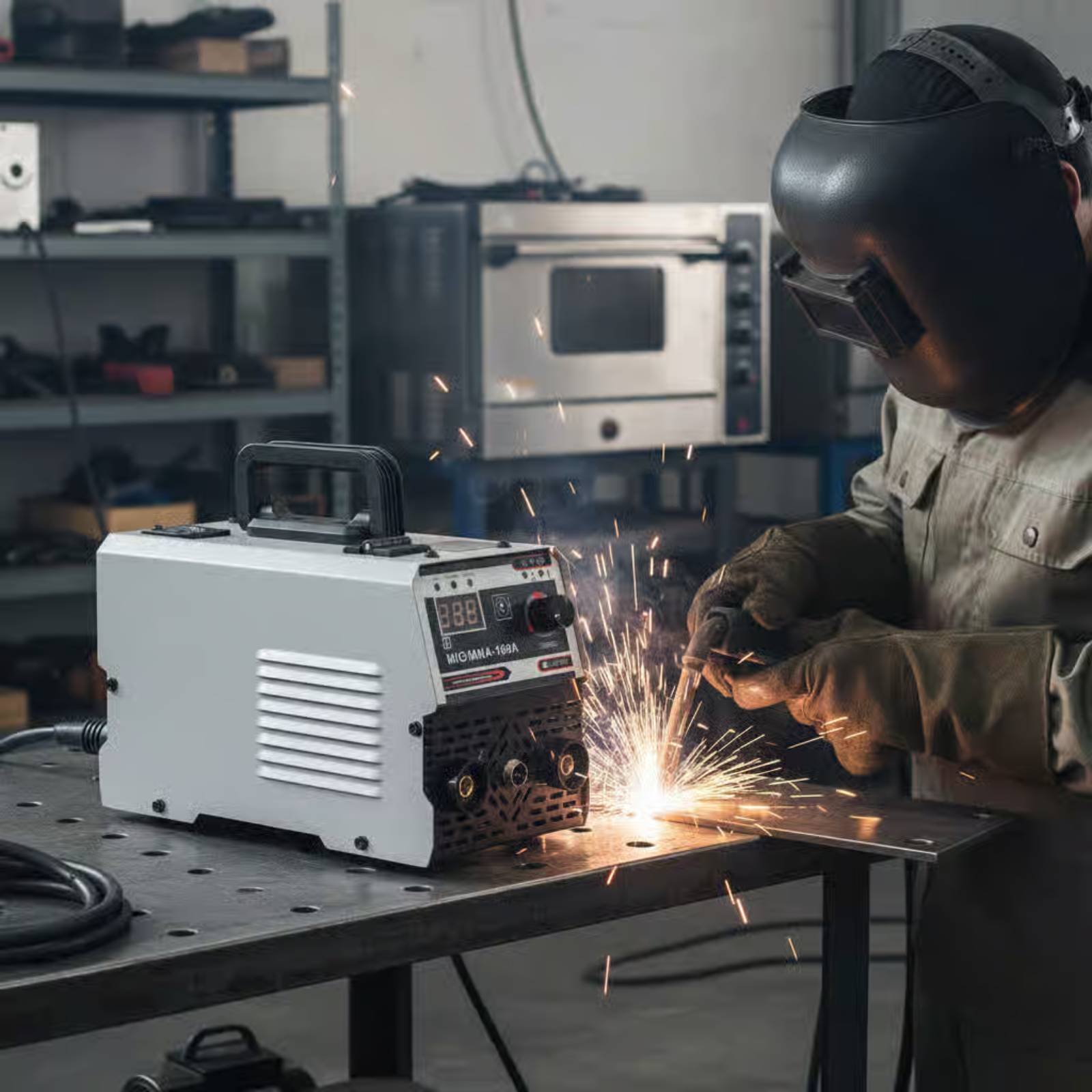 Power X Tools And Machinery - Máquina de Solda Portátil MIG MMA