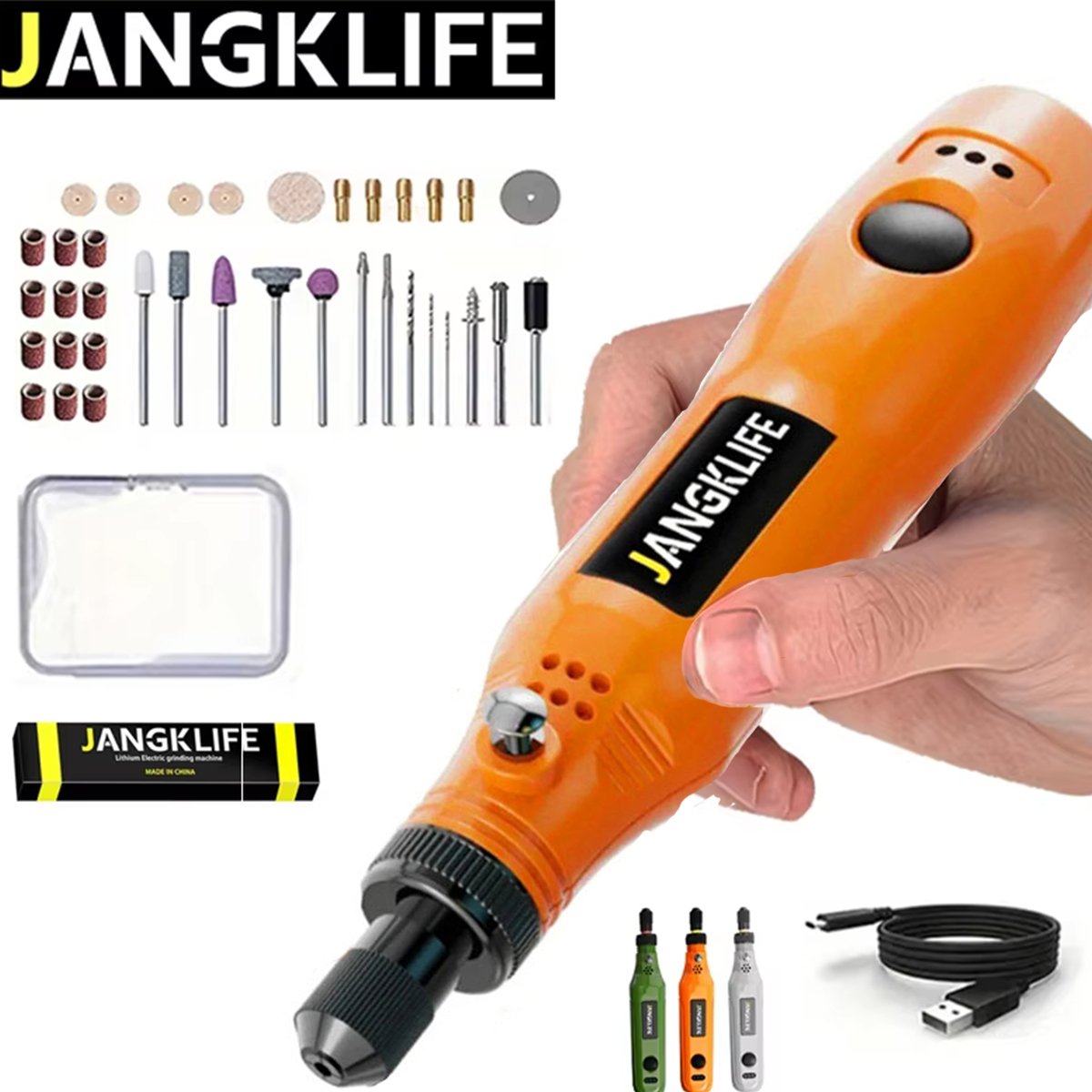 Power Tools Ingco - Shangklife kit de ferramentas rotativas sem