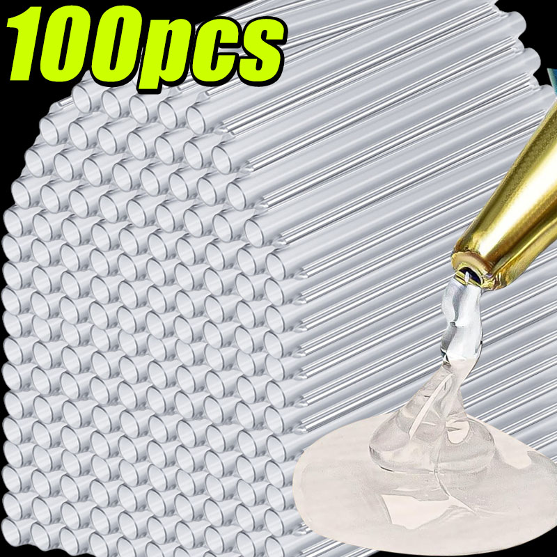 Power Tools Wholesale - 1/100 pçs forte adesivo transparente quente