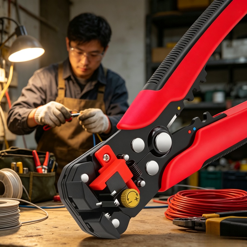 Power Tools America - Alicate Elétrico Multifuncional Automático para Eletricista: