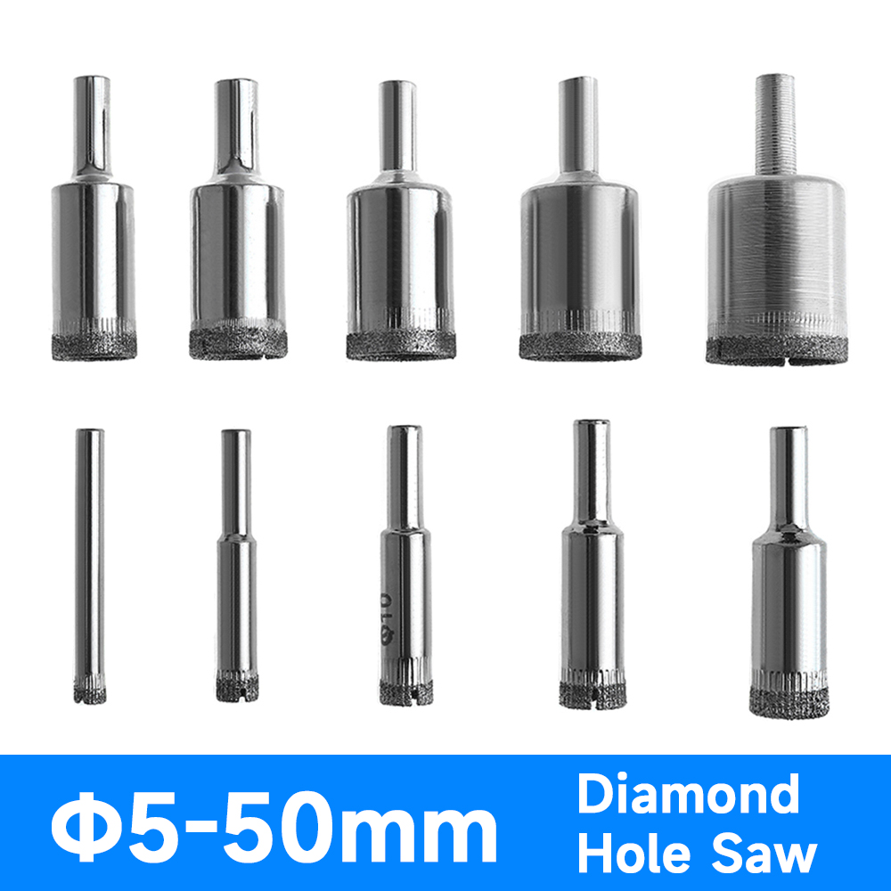 Power Tools China - Conjunto de broca revestida a diamante,