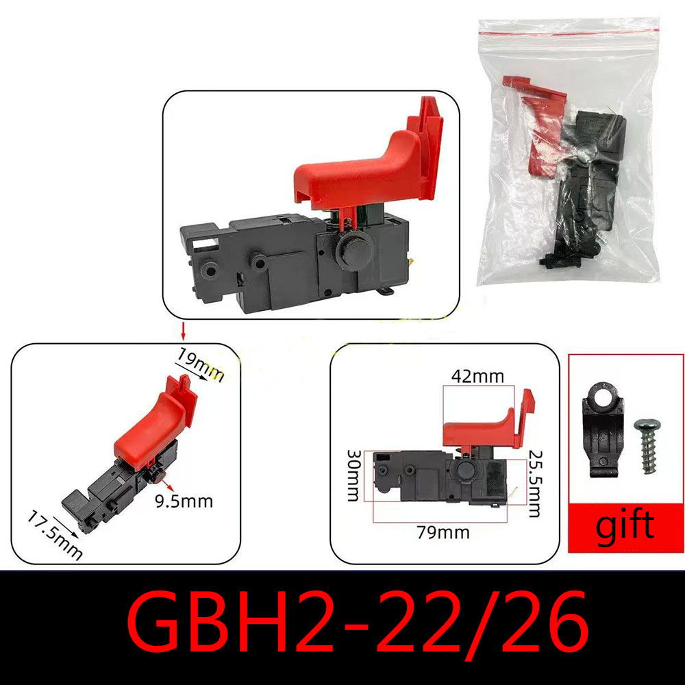 Power Tools Jack Hammer - Interruptor de Gatilho para Furadeira AC
