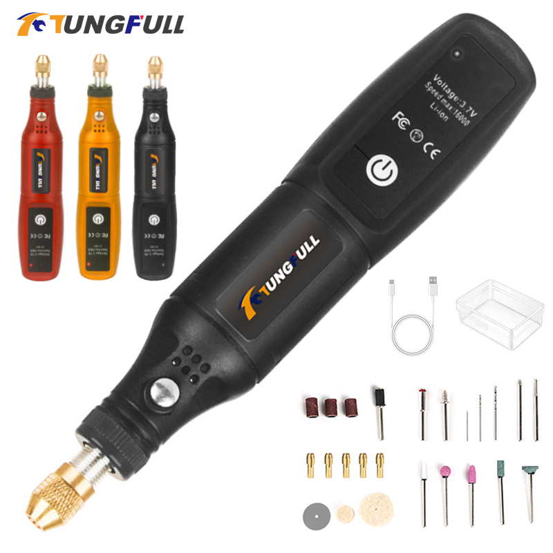 Power Tools Ingco - Caneta de Gravação USB, Mini Máquina