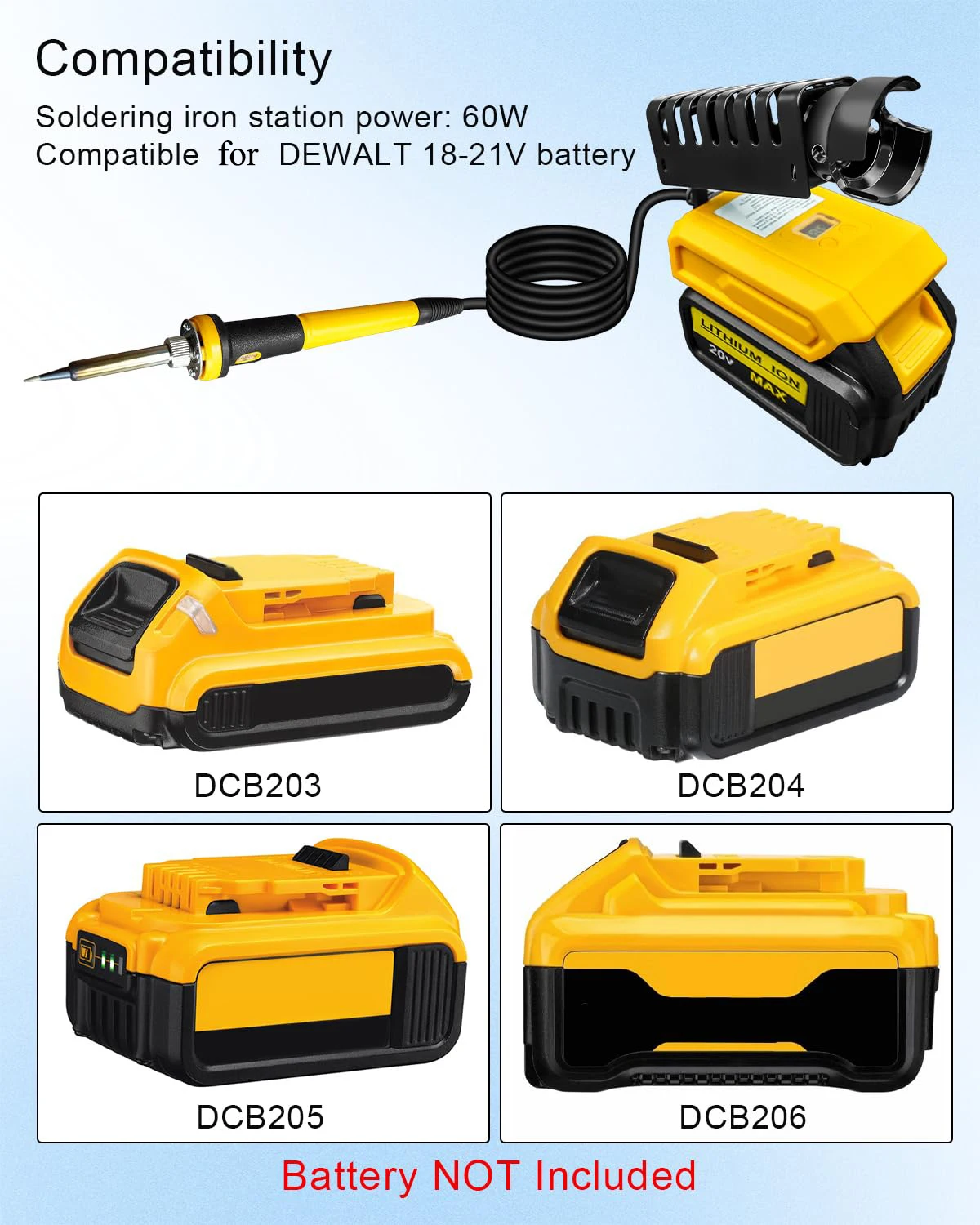 Kit de ferro de solda portátil - Power Tools Battery Repair avaliação e preço