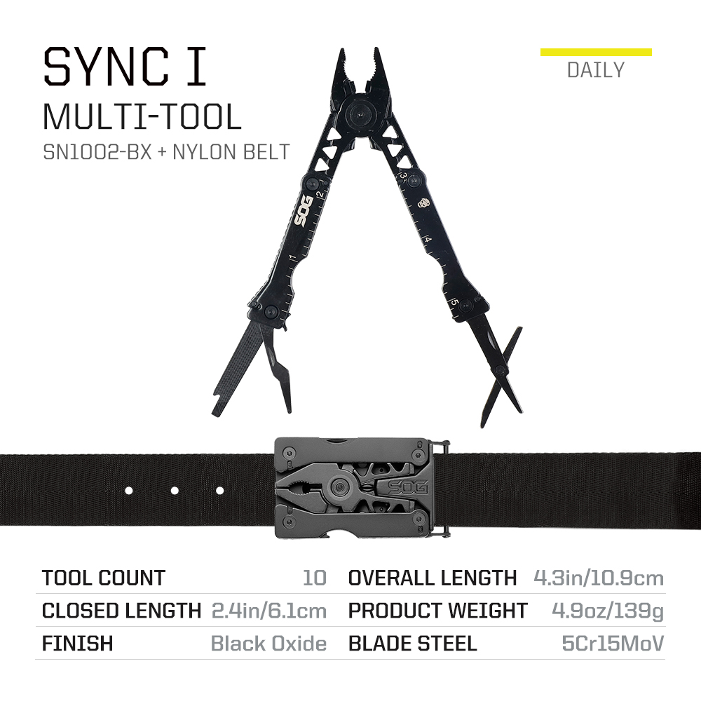 SOG Sync I Traveler EDC Multi- - Power Tools America avaliação e preço