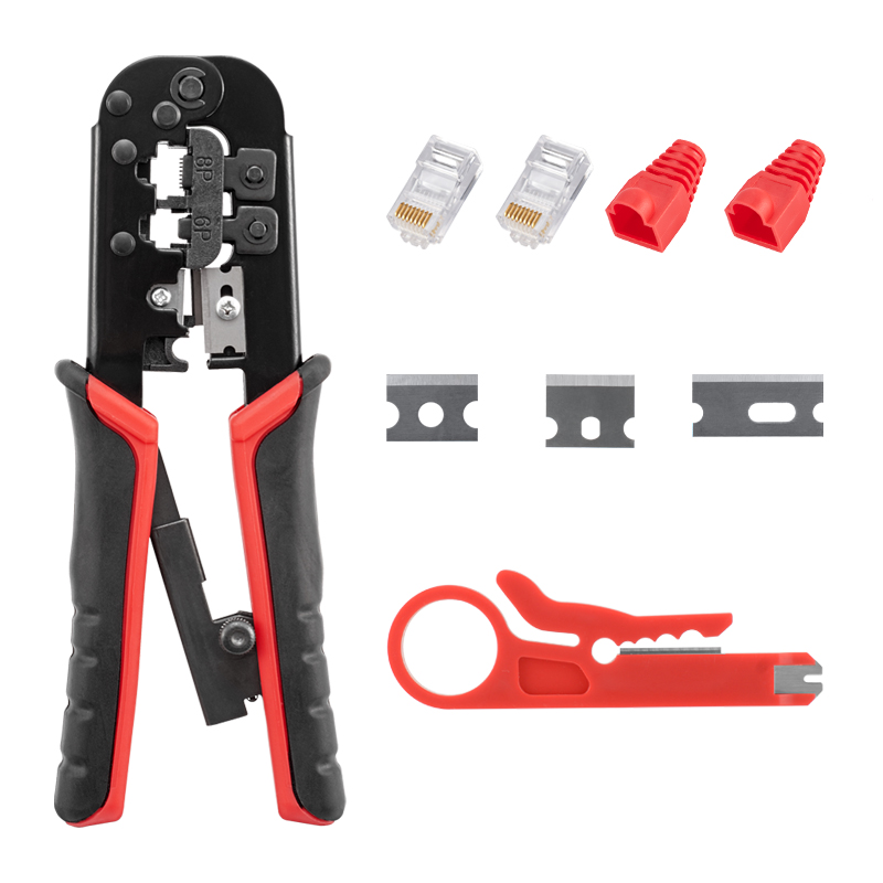 Alicate Crimpador RJ45 RJ11 Fe - Power Tools America avaliação e preço