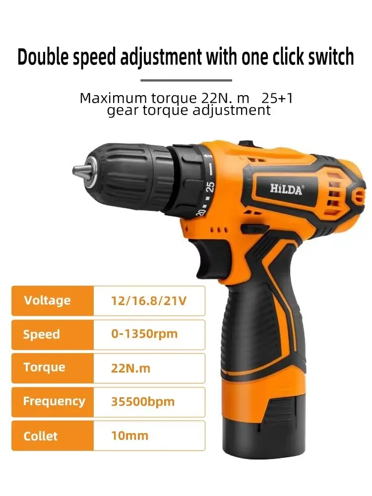 Furadeira Sem Fio HILDA 12V/16 - Power Tools You Must Have avaliação e preço