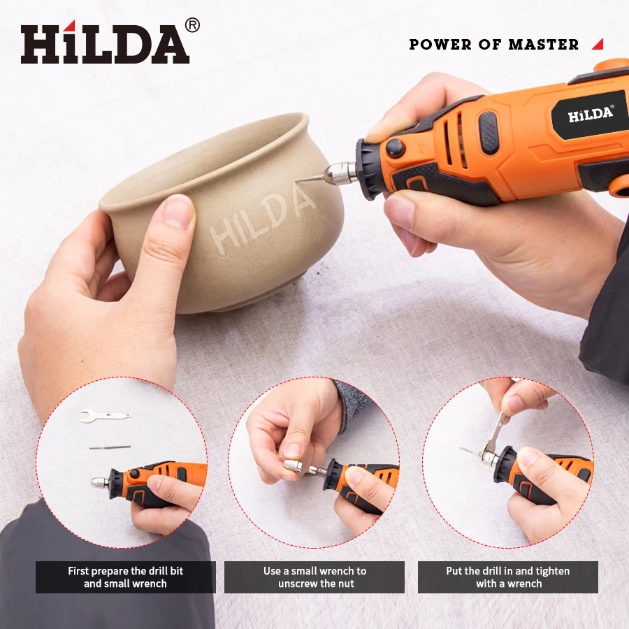 Hilda 200w gravador furadeira  - Power Tools Ingco avaliação e preço