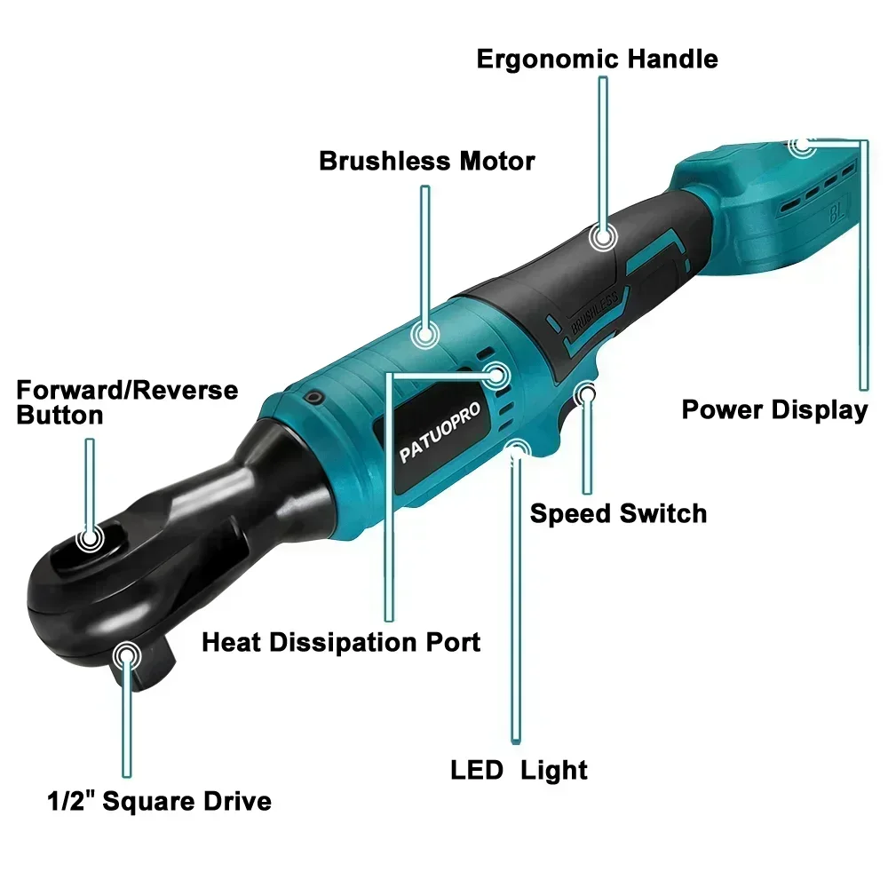 100N.m Chave de catraca elétri - Power Tools Ingco avaliação e preço