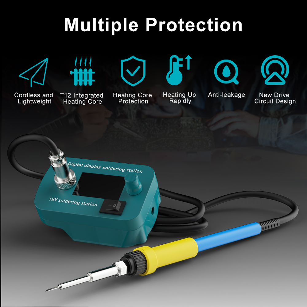 Ferro de solda elétrico sem fi - Power Tools Battery Repair avaliação e preço