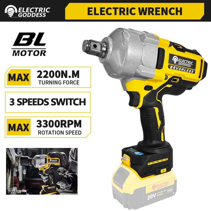 Deusa elétrica 2200n.m chave d - Power Tools Ingco avaliação e preço